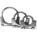 Clamp, exhaust system Bosal M8 clamp, Thumbnail 3