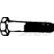 Bolt, exhaust system