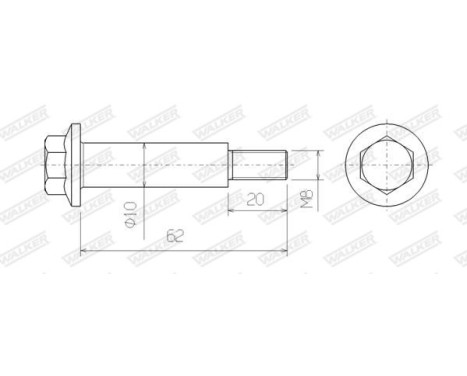 Bolt, exhaust system, Image 8