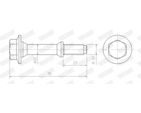 Bolt, exhaust system, Image 8