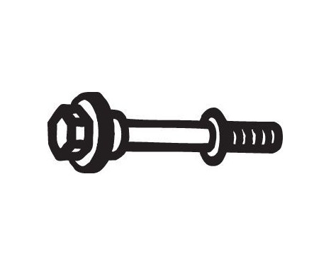 Bolt, exhaust system, Image 2
