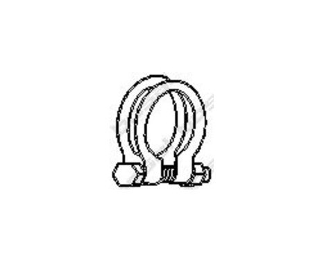 Bosal Exhaust Clamp 45MM, Image 2