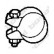 Clamp, exhaust system