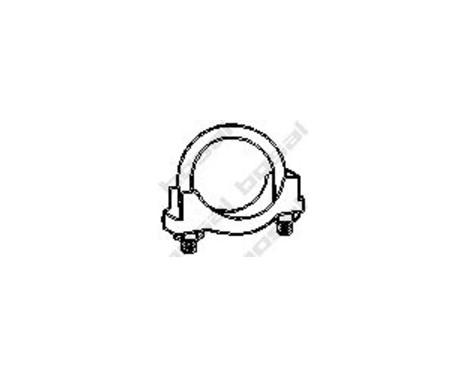 Clamp, exhaust system, Image 2