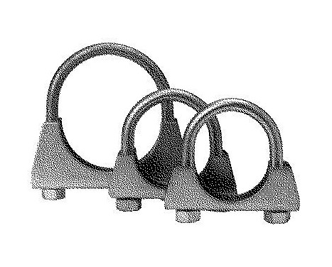 Clamp, exhaust system, Image 2
