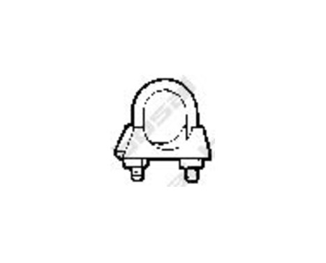 Clamp, exhaust system, Image 2