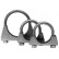Clamp, exhaust system