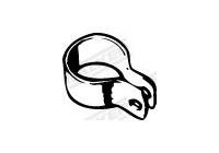 Clamp, exhaust system