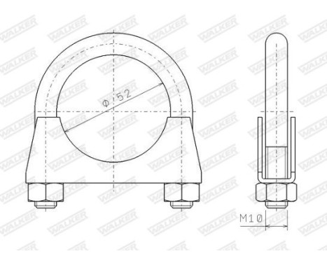 Clamp, exhaust system, Image 5