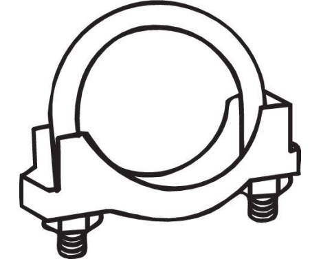 Clamp, exhaust system, Image 3