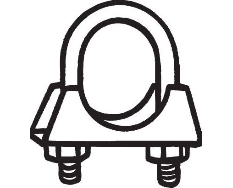 Clamp, exhaust system, Image 3