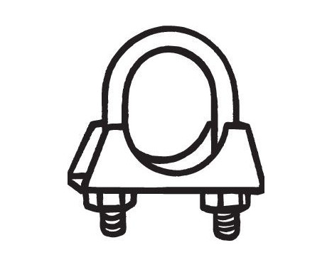 Clamp, exhaust system, Image 3