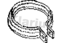 Clamp, exhaust system