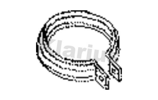 Clamp, exhaust system, Image 2