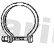 Clamp, exhaust system
