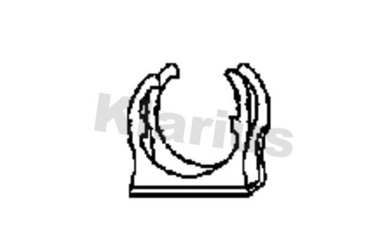 Clamp, exhaust system, Image 2