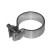 Clamp, exhaust system, Thumbnail 2