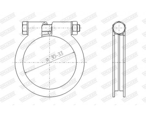 Clamp piece, exhaust system, Image 4