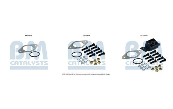 Diesel particulate filter mounting kit