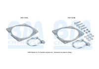 Diesel particulate filter mounting kit