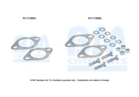 Diesel particulate filter mounting kit