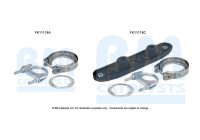 Diesel particulate filter mounting kit
