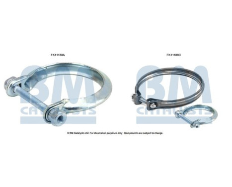 Diesel particulate filter mounting kit