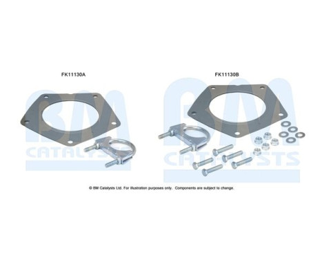 Diesel particulate filter mounting kit
