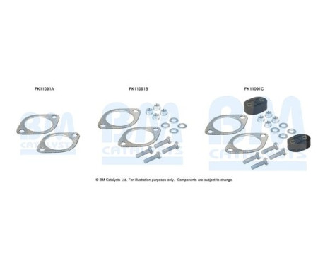 Diesel particulate filter mounting kit
