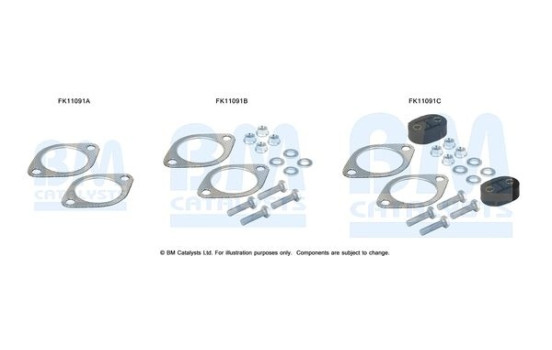 Diesel particulate filter mounting kit
