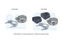 Diesel particulate filter mounting kit