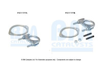 Diesel particulate filter mounting kit