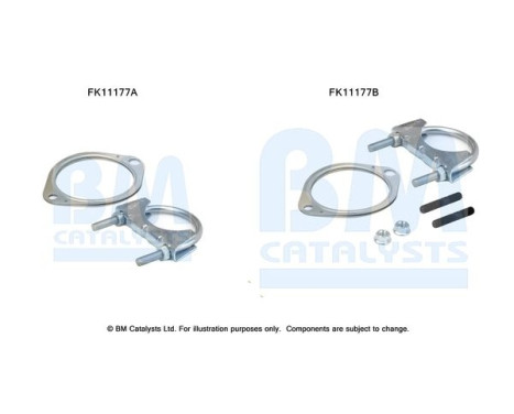 Diesel particulate filter mounting kit