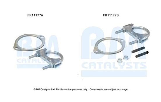 Diesel particulate filter mounting kit