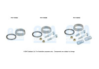 Diesel particulate filter mounting kit