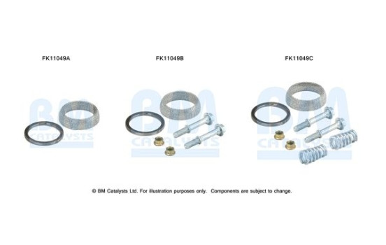 Diesel particulate filter mounting kit