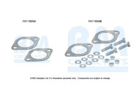 Diesel particulate filter mounting kit