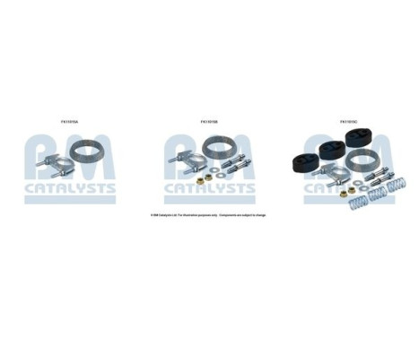 Diesel particulate filter mounting kit