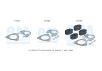 Diesel particulate filter mounting kit