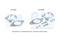 Diesel particulate filter mounting kit