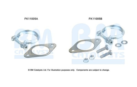 Diesel particulate filter mounting kit