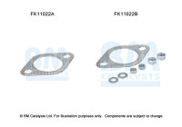 Diesel particulate filter mounting kit