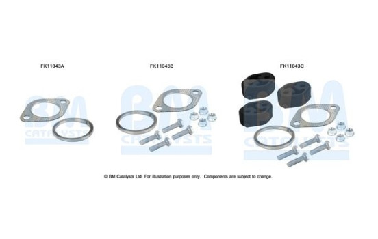 Diesel particulate filter mounting kit