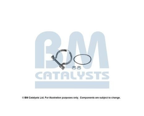 Diesel particulate filter mounting kit