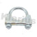 Exhaust clamp 38MM Universal 1st, Thumbnail 2