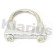 Exhaust clamp 45MM Universal 1st, Thumbnail 2