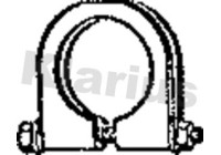 Exhaust clamp 53-55MM D