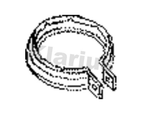 Exhaust clamp MERC 307D / 308D VAN