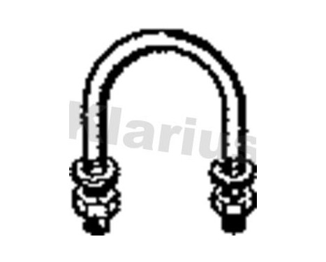 Exhaust clamp MERCEDES