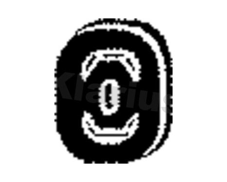 Exhaust rubber